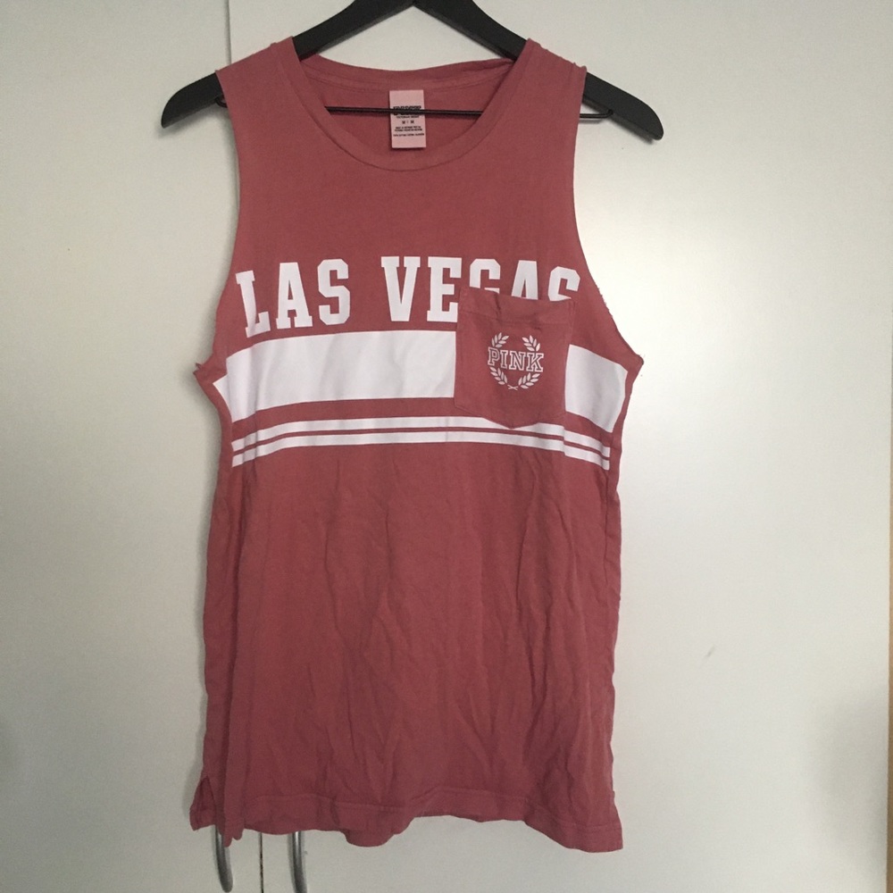 Pink Las Vegas tank top